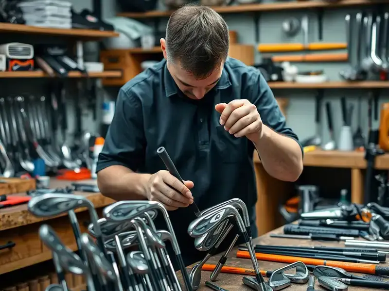 Golf club repair and maintenance